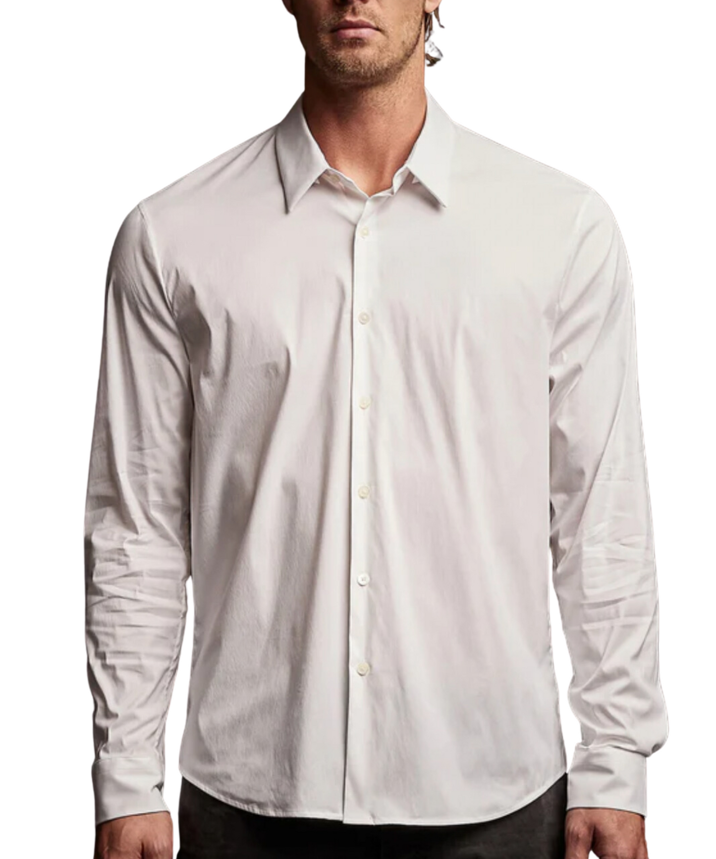 Matte Stretch Poplin Shirt