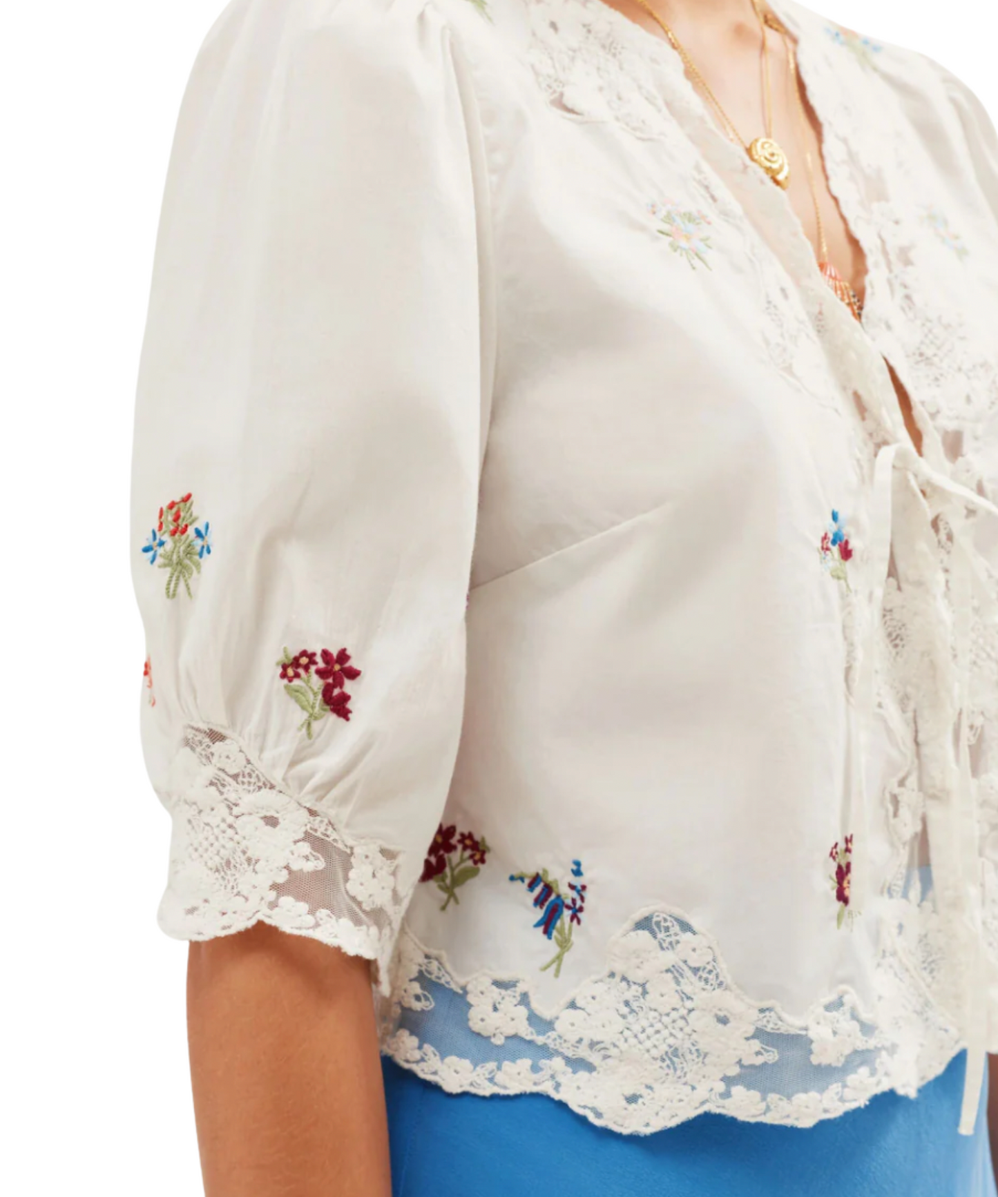 Ursula Embroidered Top
