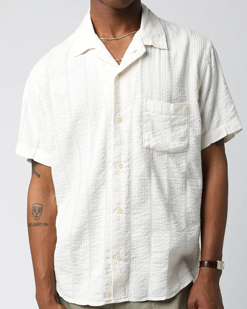 Striped Seersucker Shirt