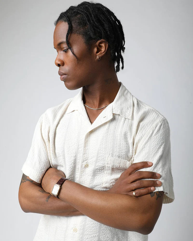Striped Seersucker Shirt